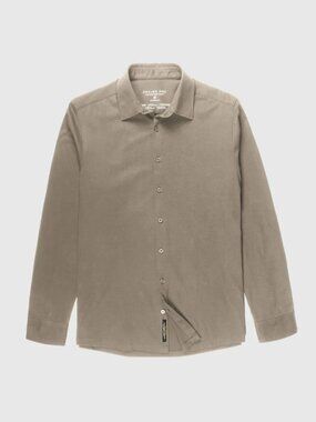 Projek Raw Tan Long Sleeve Knit Shirt/13794